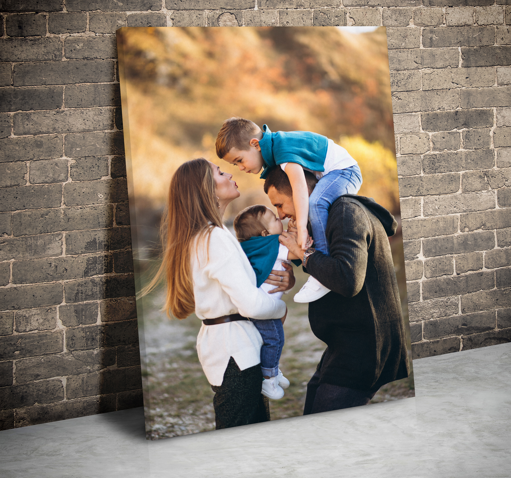 Tableau personnalisé photo de famille