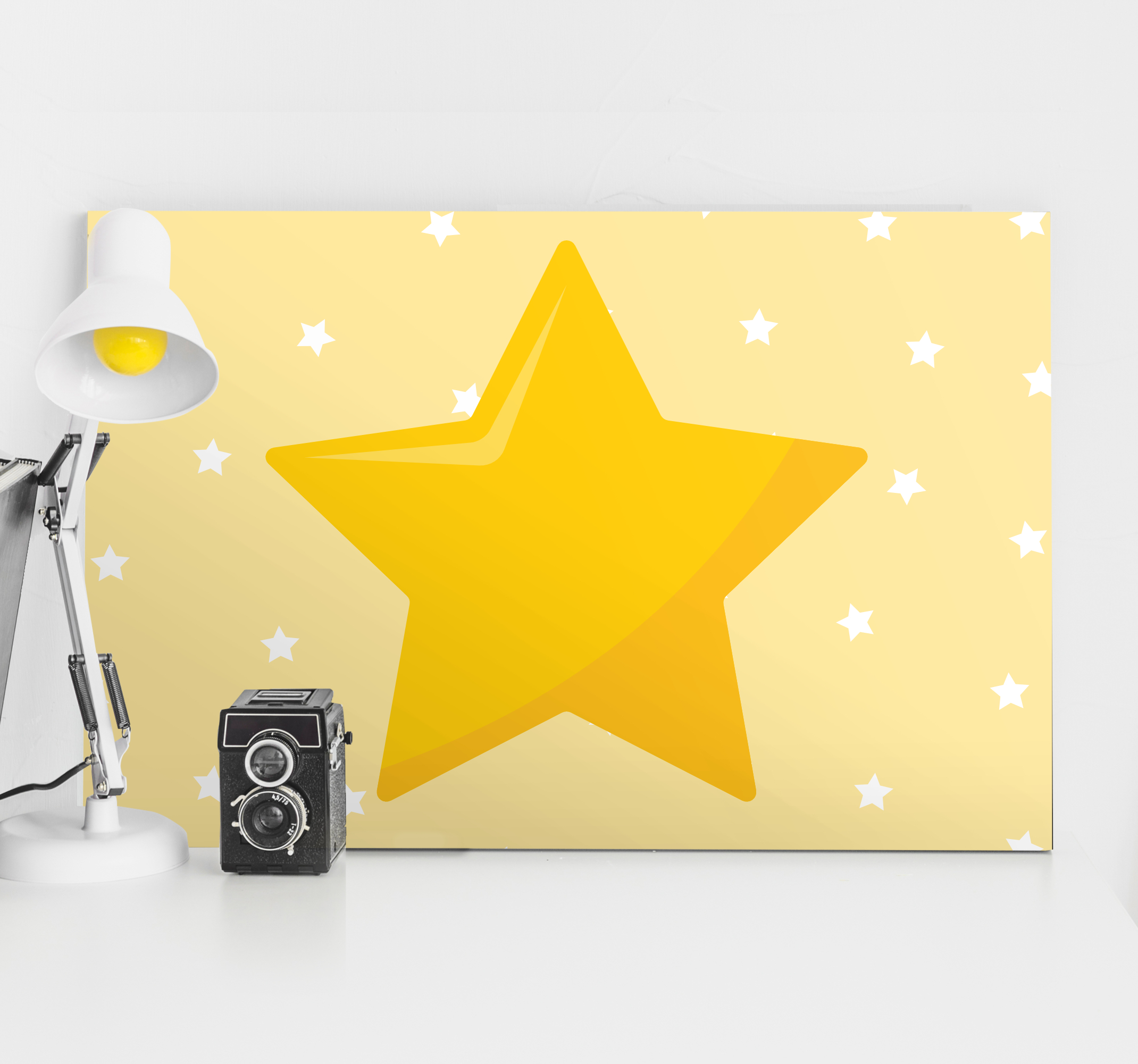 Cuadro para niños Estrella clásica amarilla