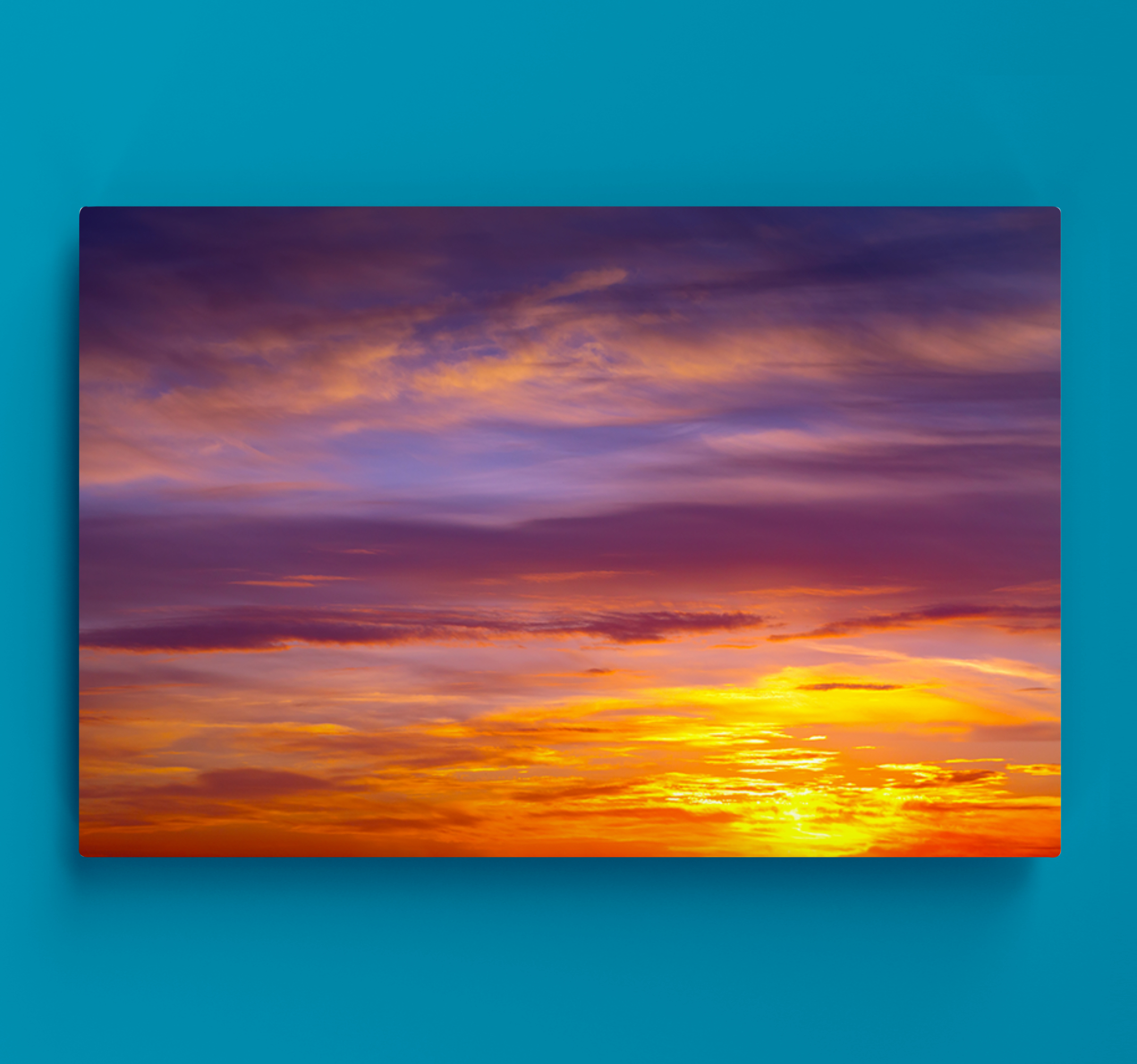 Cuadro de paisaje Colorido atardecer colores estéticos