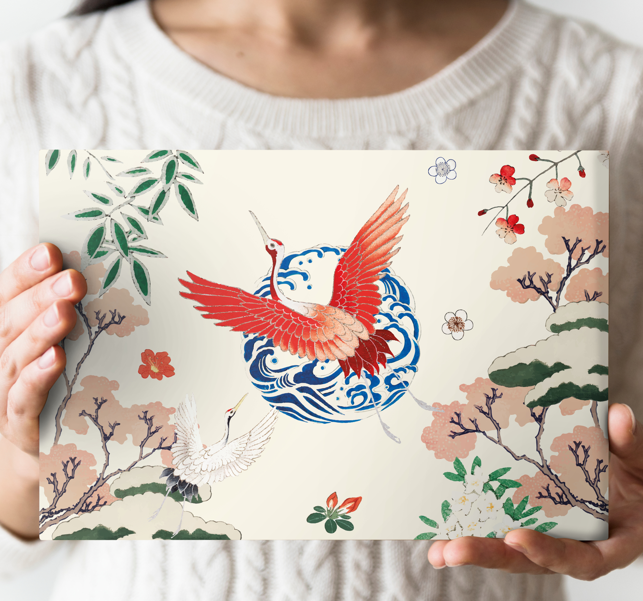 Cuadro retro vintage Chinoiserie