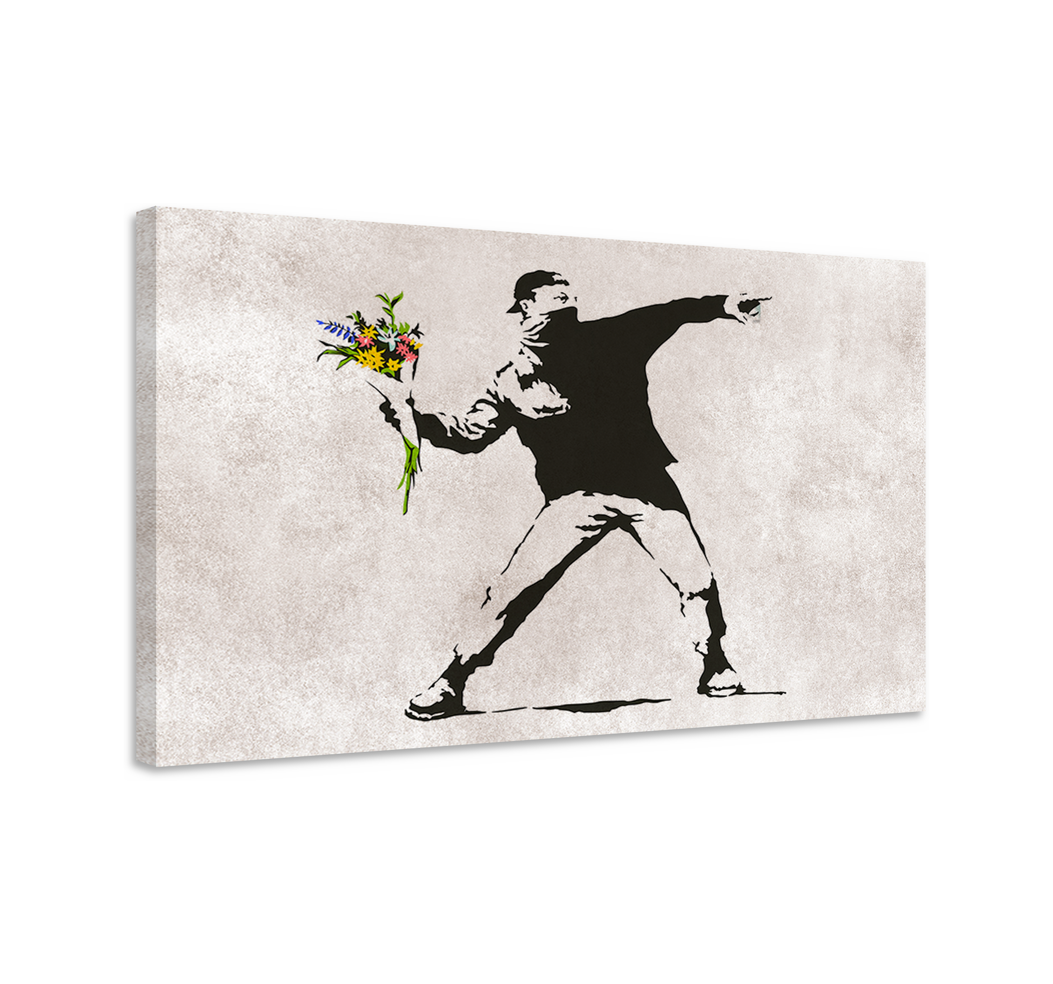 Smide blomster kunst lærredsbillede - TenStickers