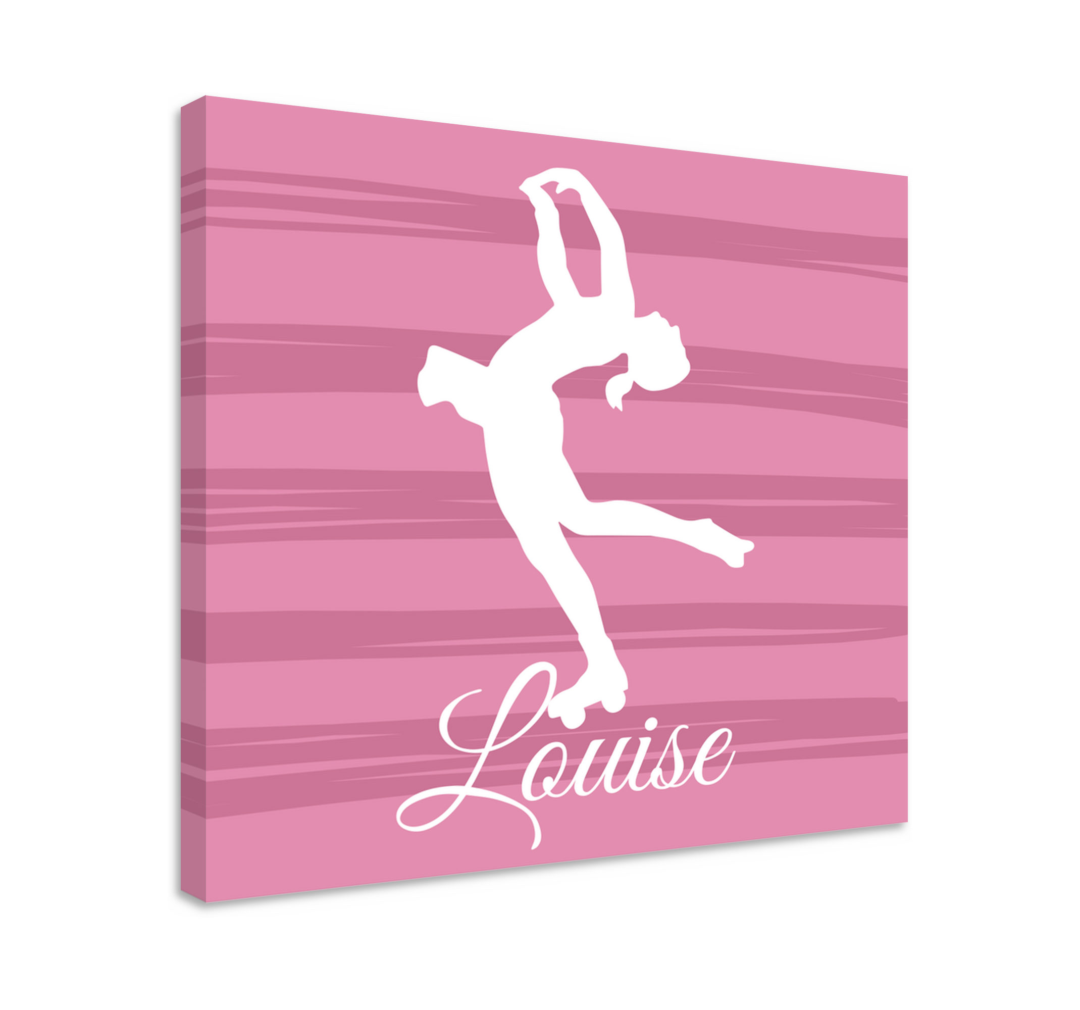 Patinador artístico impressões em tela personalizáveis personaliz TenStickers. Patinador artístico impressões em tela personalizáveis personaliz. Patinador artístico tela personalizada. Vire qualquer espaço da casa com decoração que ilustra a pose da dança bailer. Fácil de aplicar e autocolante.