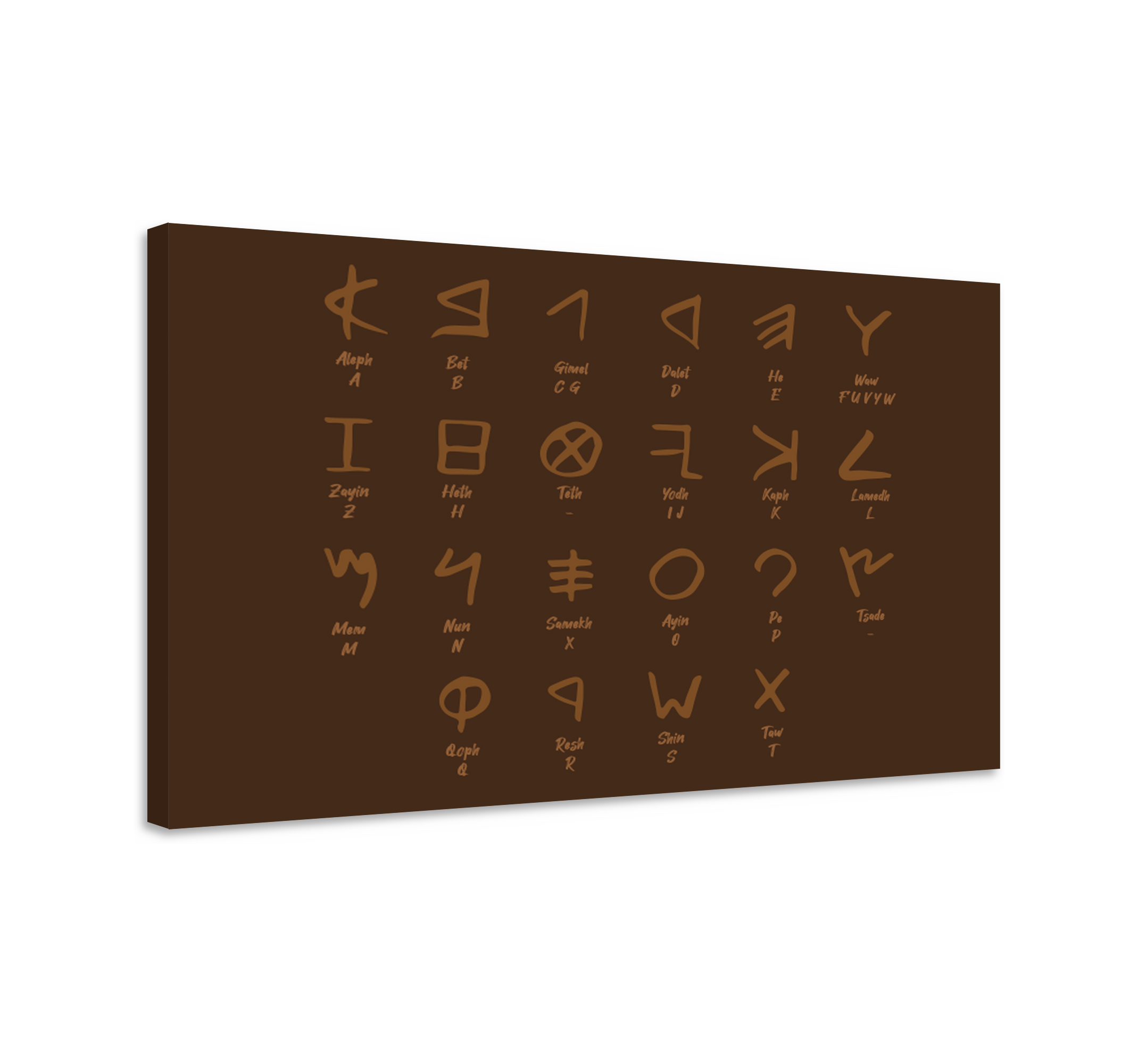 fenice alphabet Alphabet canvas prints - TenStickers