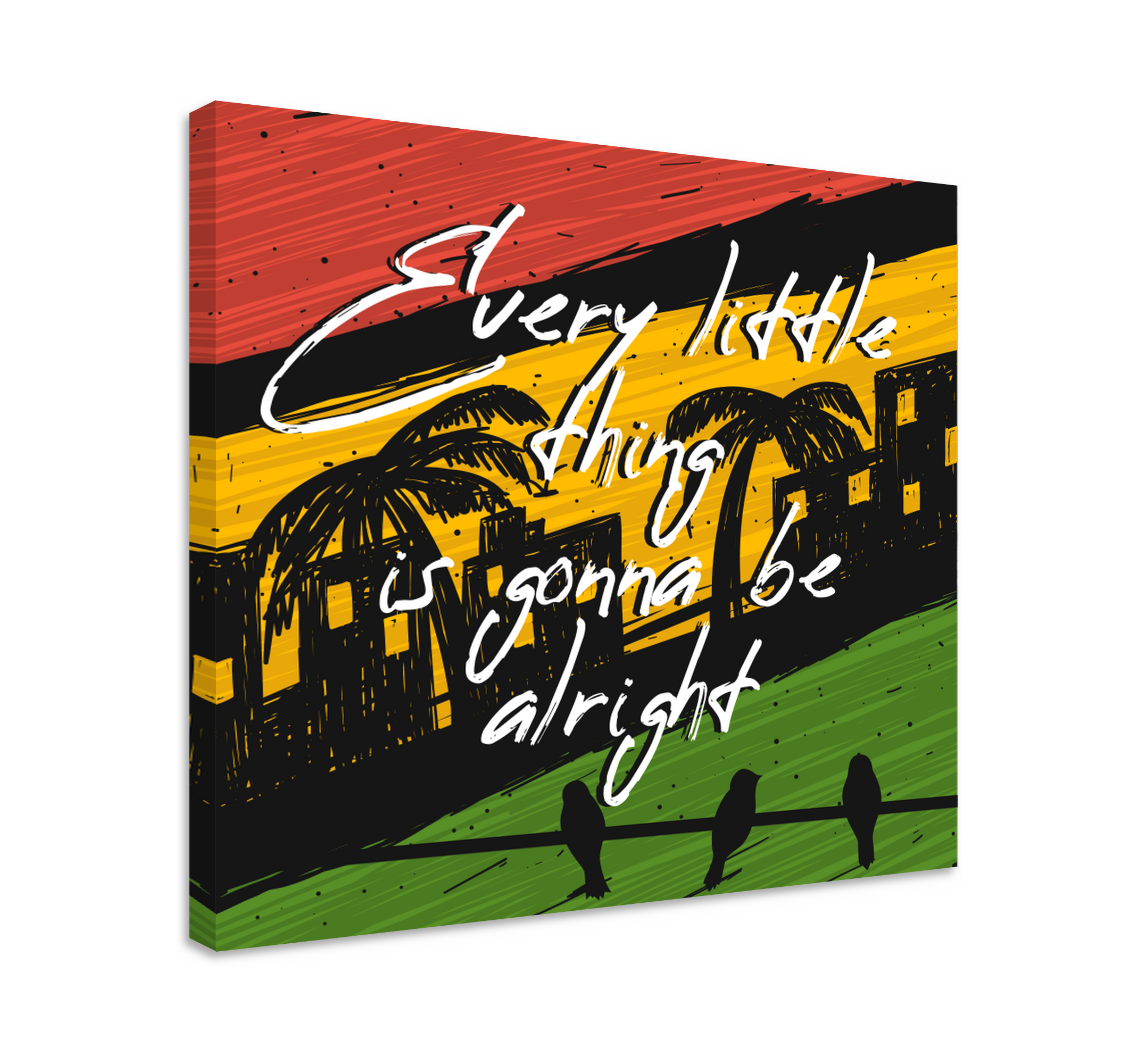 Every thing is going to be alright canvas art - TenStickers