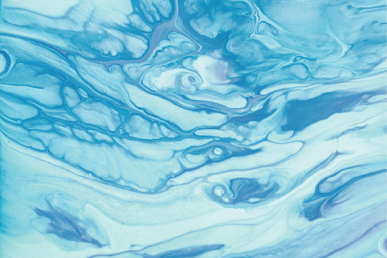 aire Desconocido Tejido Cuadro decorativo moderno Efecto de agua azul degradado - TenVinilo
