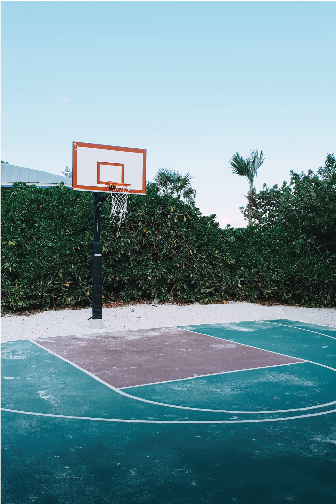 cool basketball court wallpaper