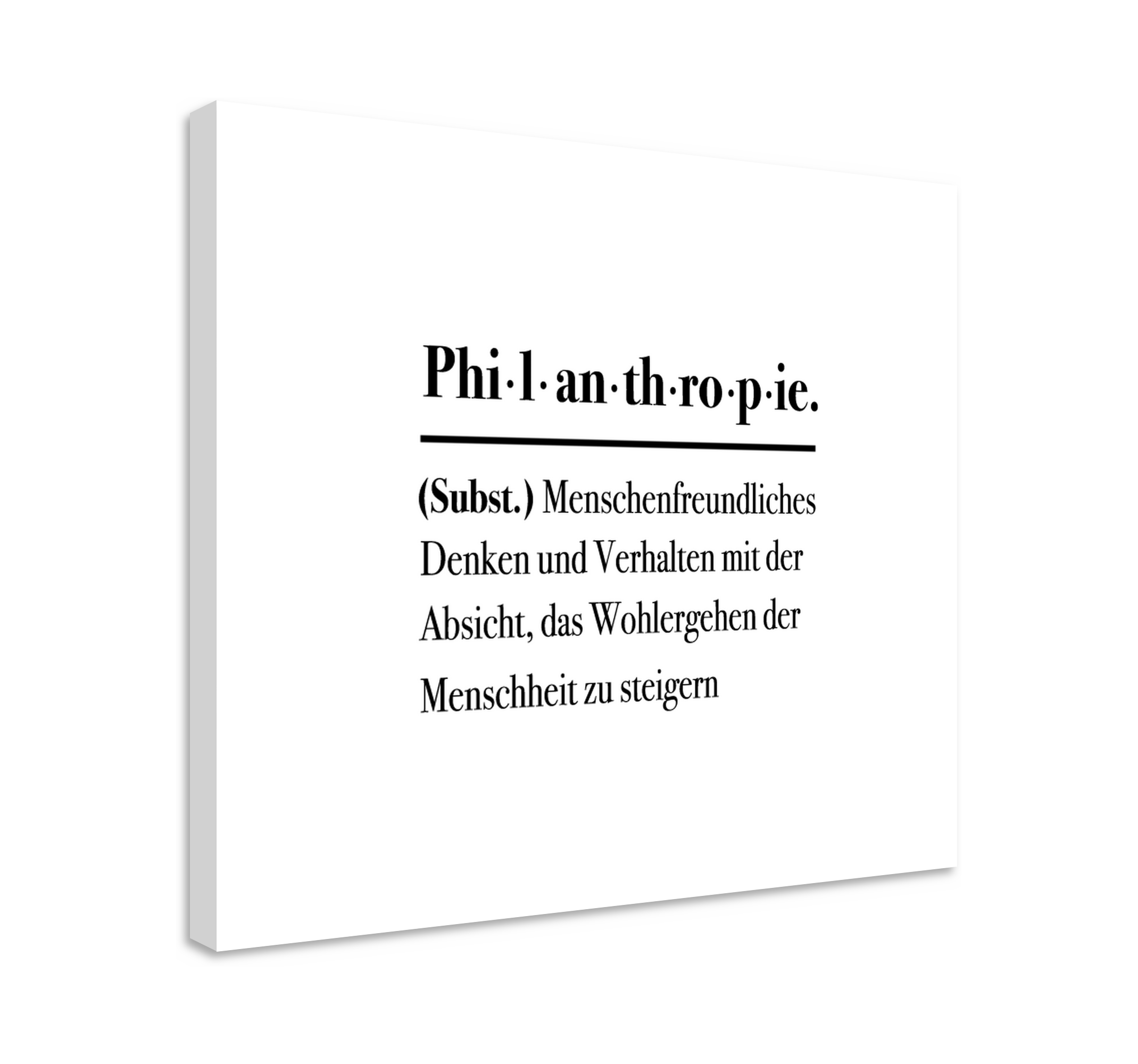 Wandbilder Motivation Philanthropie - TenStickers