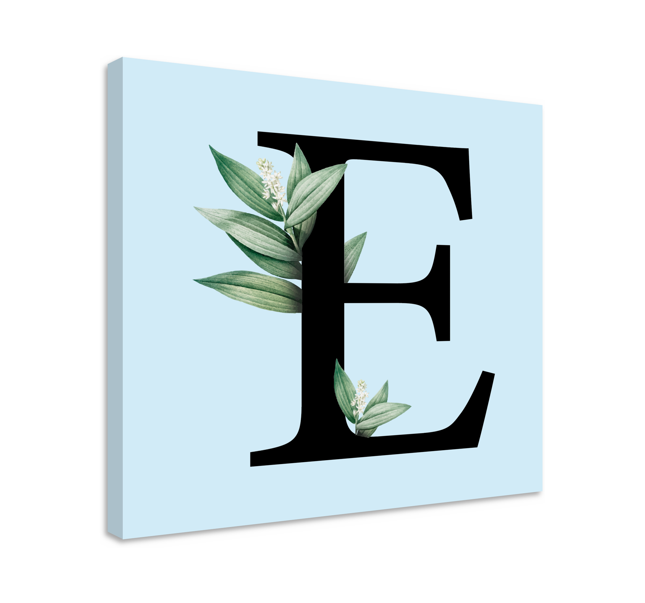 Quadro Decorativo com nome Carta botânica personalizada TenStickers