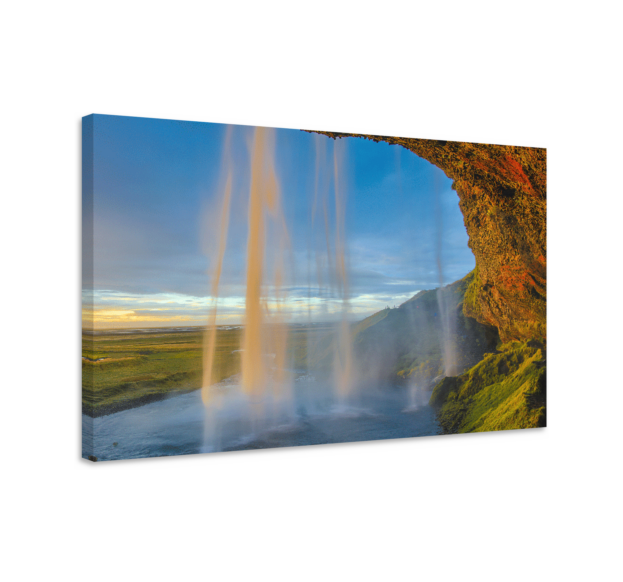 Seljalandsfoss Waterfall landscape canvas - TenStickers
