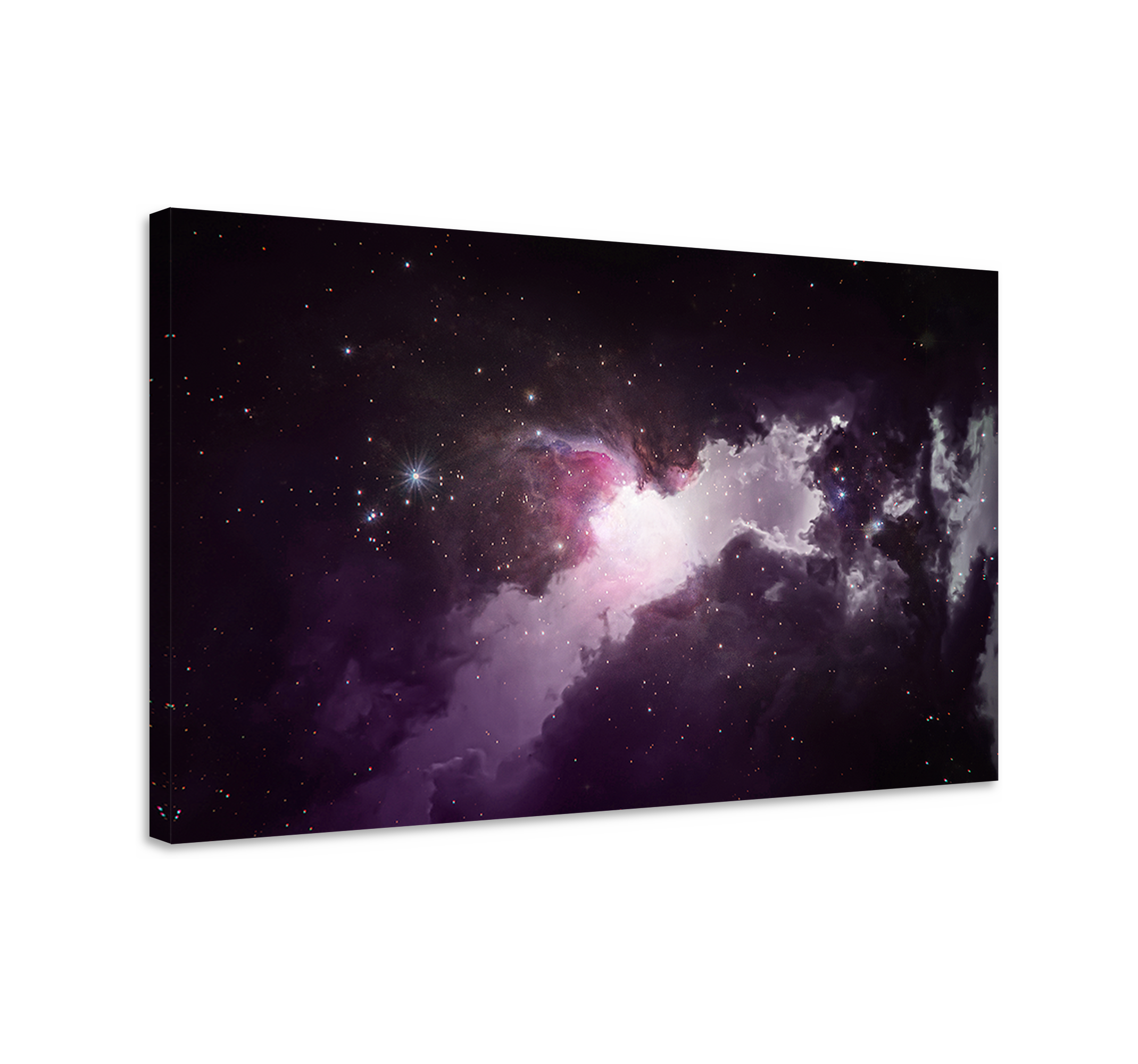 Cosmic Nebula Scene landscape canvas - TenStickers