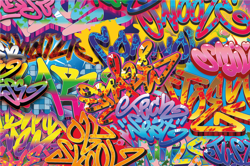 Mandala colorful with print wall art - TenStickers, wall art