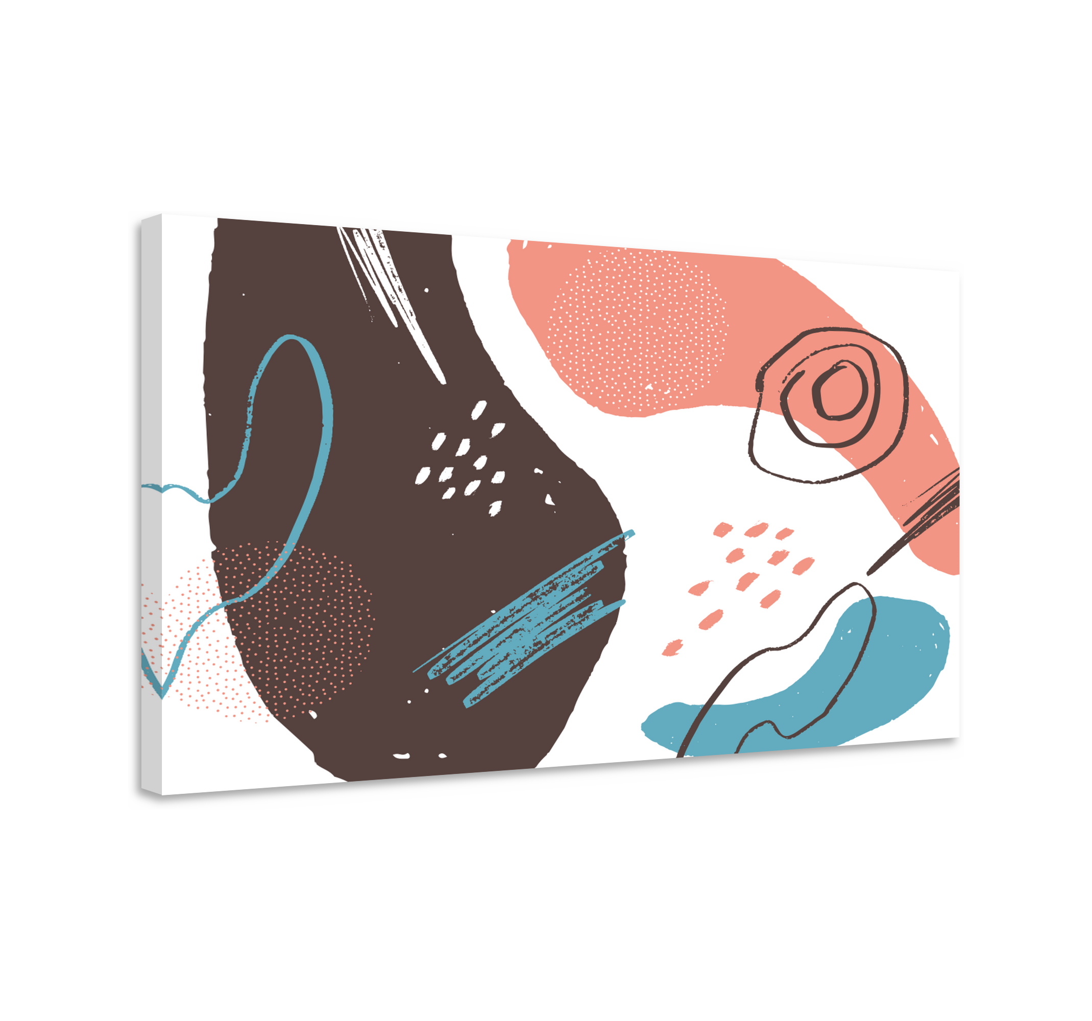 垃圾墙艺术画笔画布艺术版画 - TenStickers