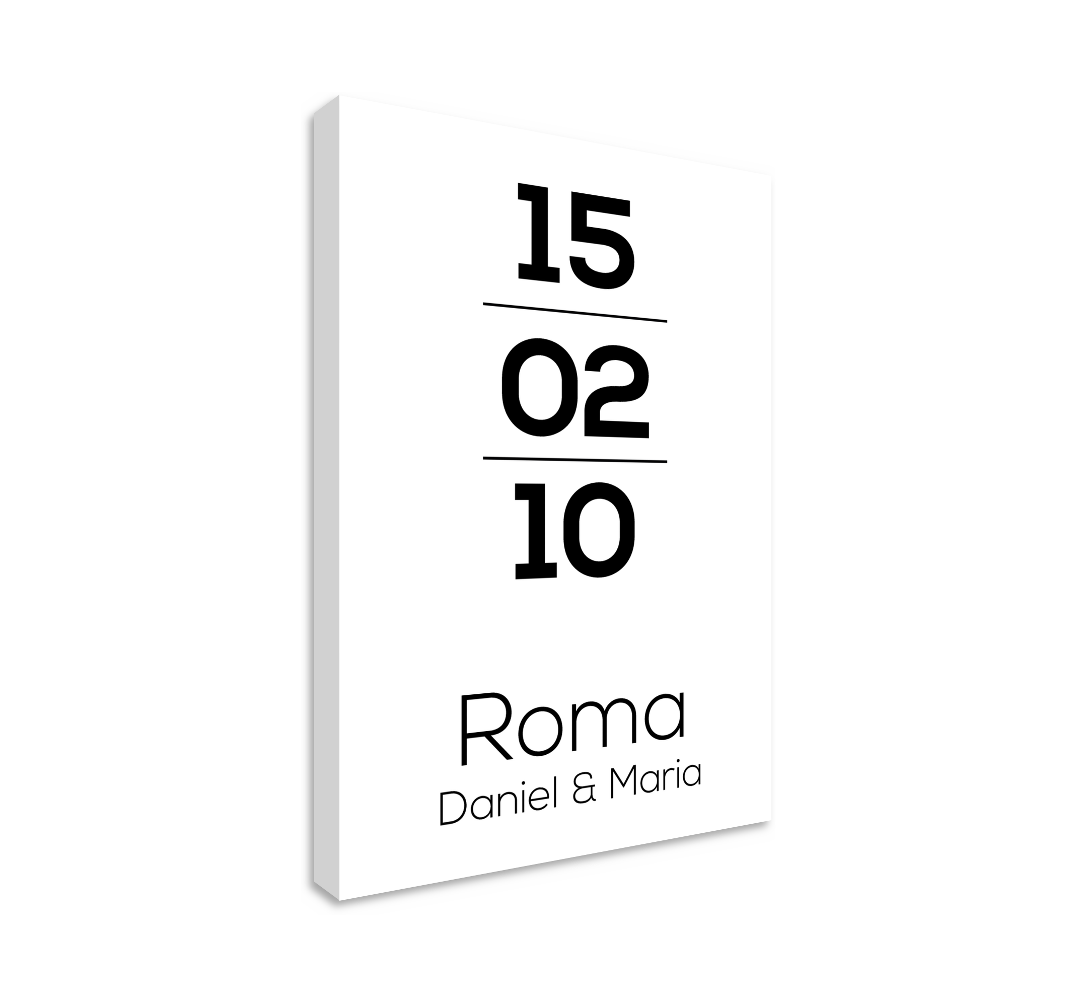 Cuadro personalizable cita en roma - TenVinilo