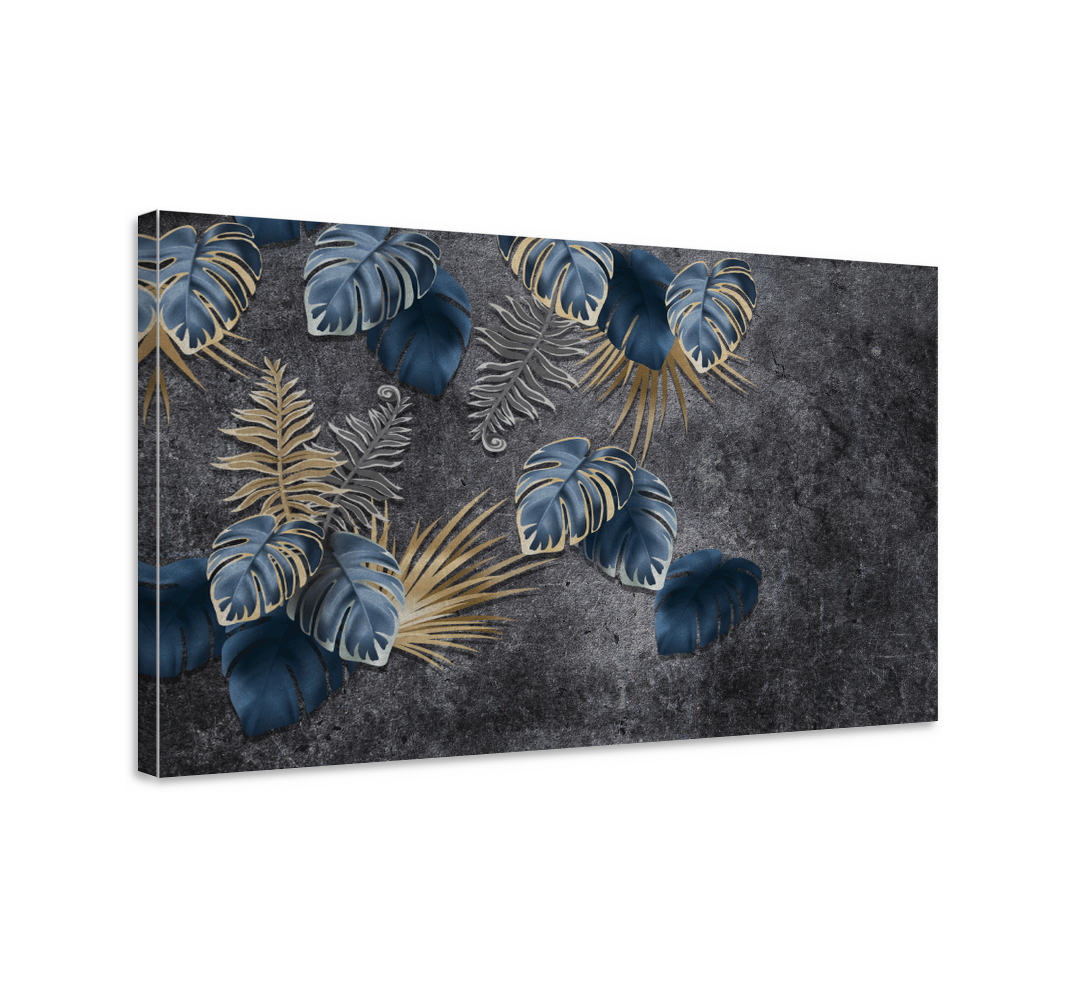 3d 植物对混凝土 3d 画布打印的影响 - TenStickers