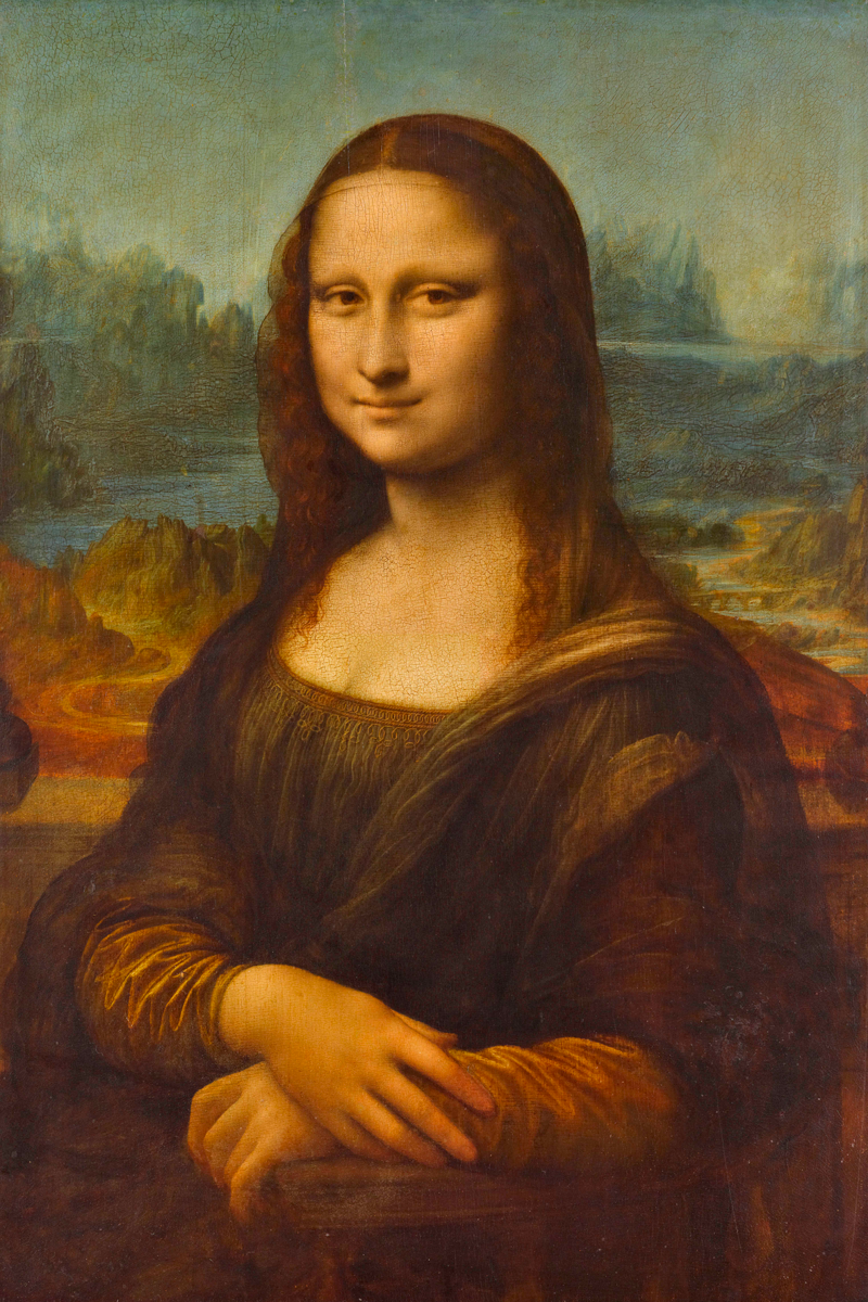 Dipinto arte mona Lisa di Leonardo da Vinci - TenStickers