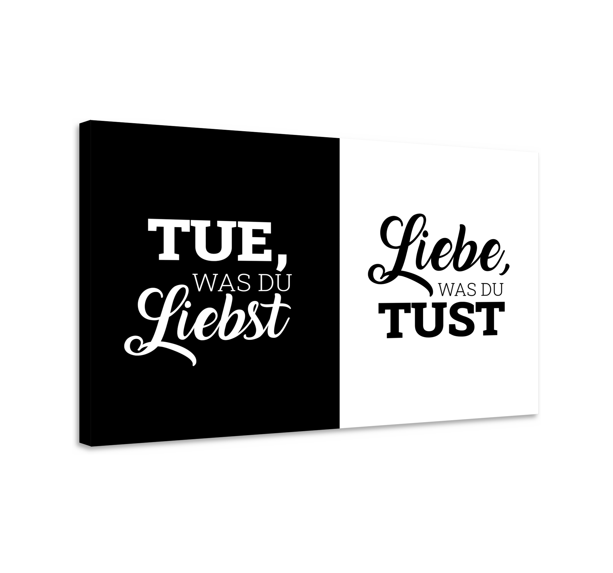 Wandbilder Büro Tue was du liebst TenStickers