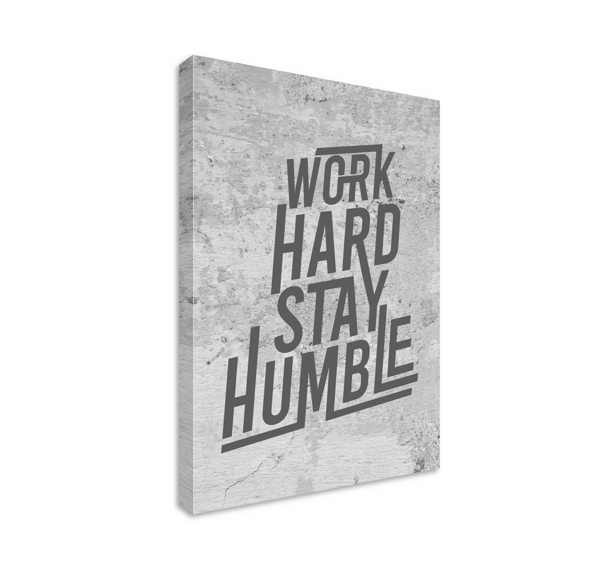 Work hard stay humble canvas schilderij - TenStickers