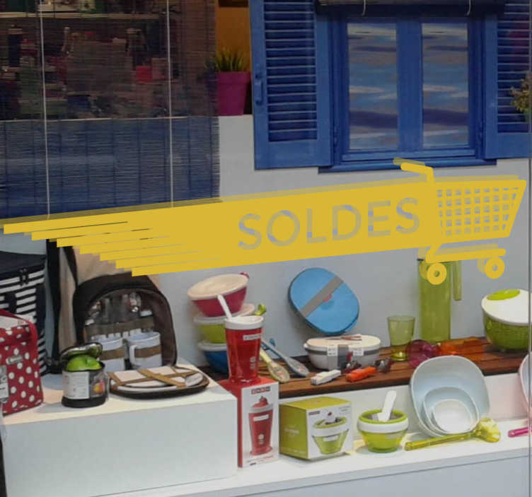 sticker soldes caddy