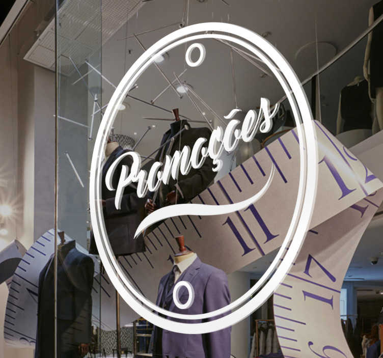 Autocolante promoções círculo - TenStickers