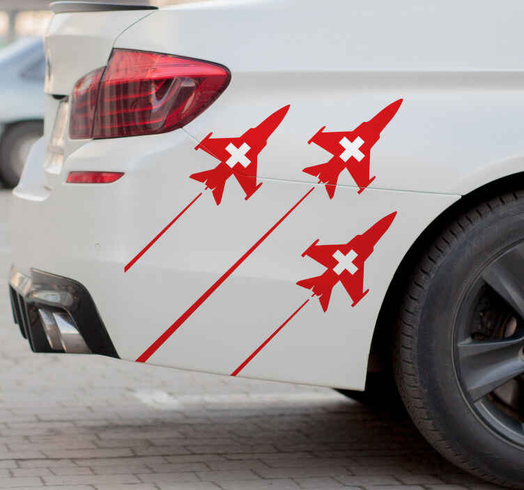 Autoaufkleber patrouille suisse - TenStickers