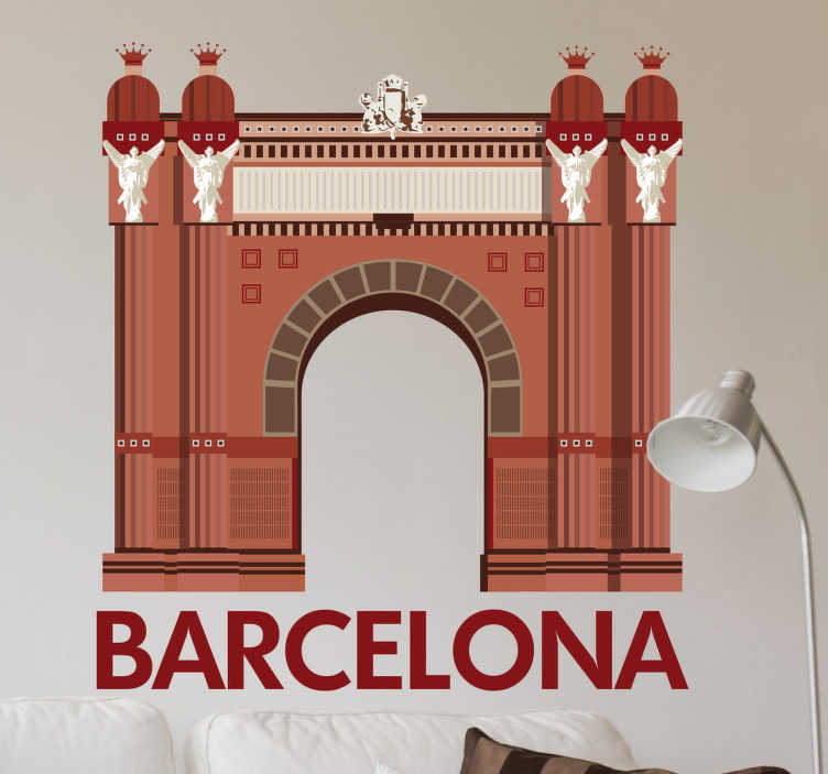 Arc De Triomf Wall Sticker Tenstickers