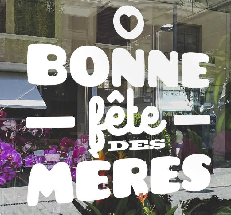 sticker entreprise bonne fête des mères