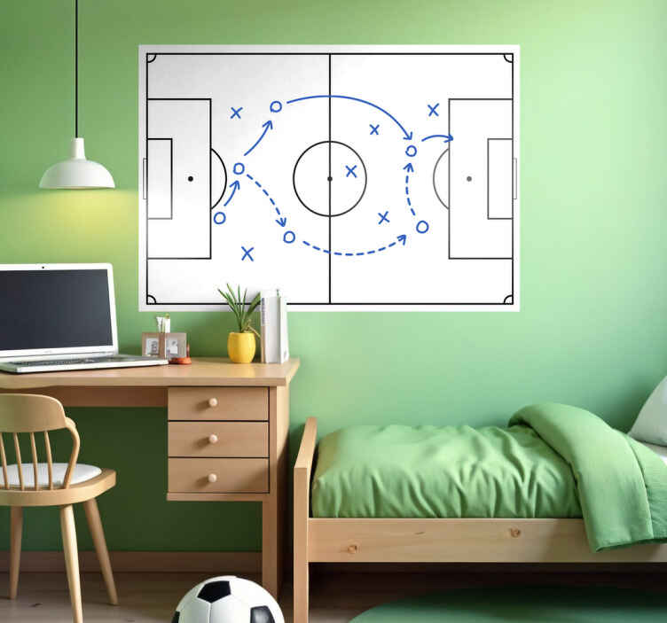 Futbol hayvan çıkartması - TenStickers