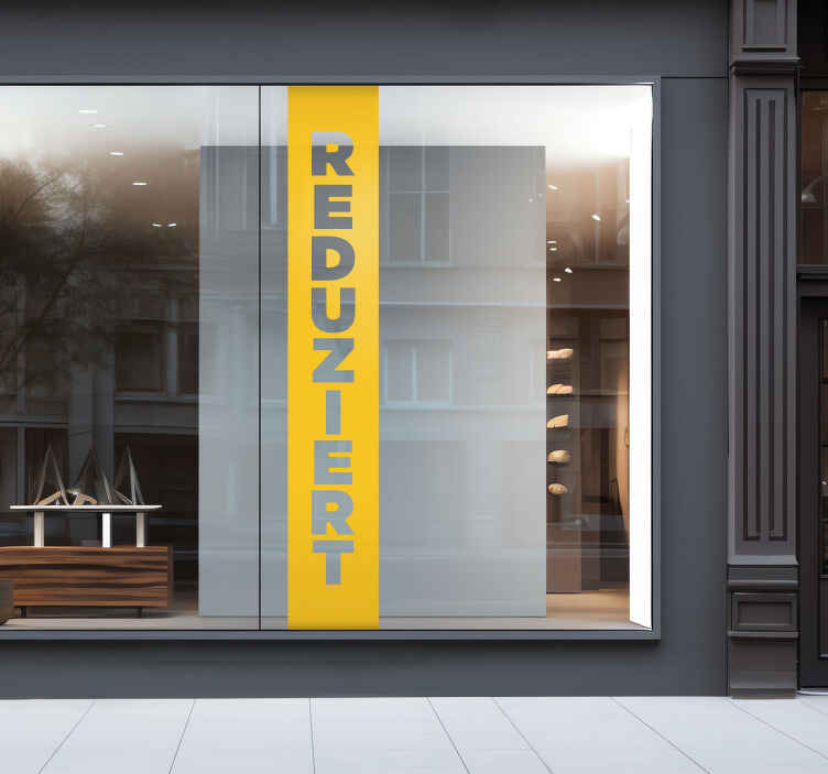 Schaufenster Folie banner für ladenschaufenster - TenStickers