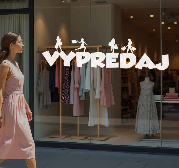 nálepky s výpredajmi nakupovanie - Tenstickers