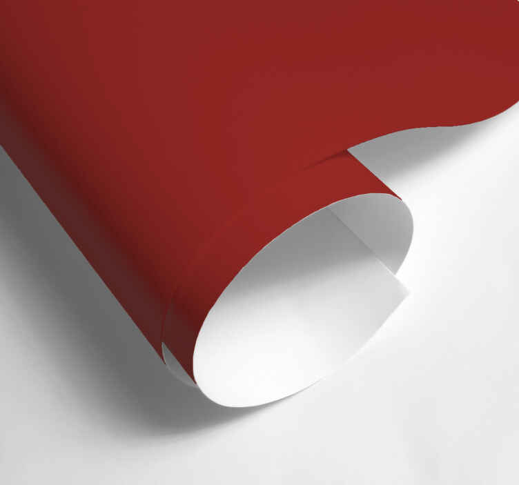 Wandtattoo einfarbig mattes kirschrot - TenStickers