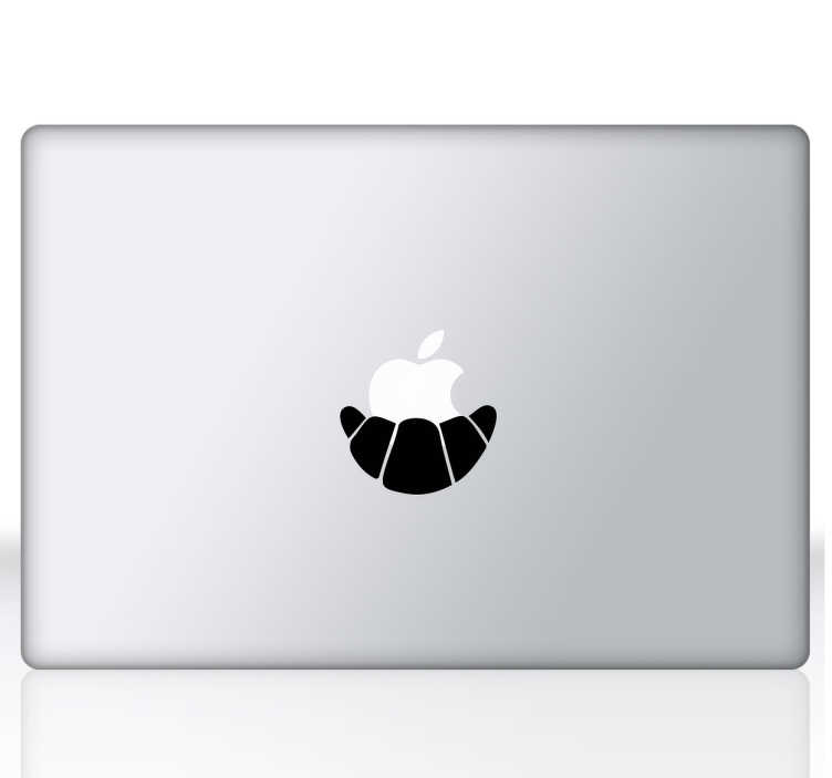 Sticker Ordinateur Portable Squellette MacBook - TenStickers