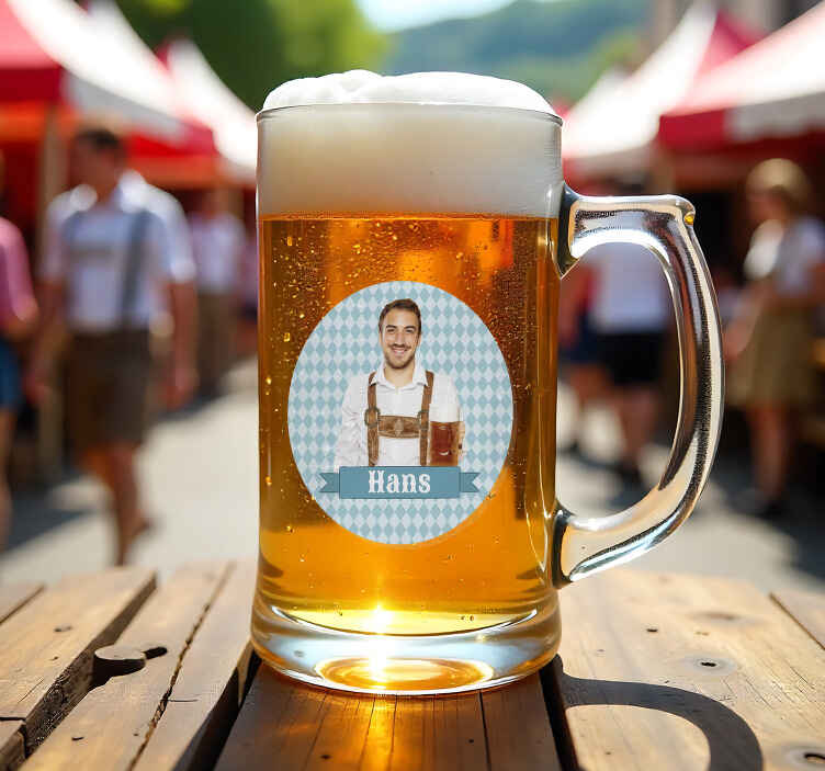 Sticker Oktoberfest rundes individuelles - TenStickers