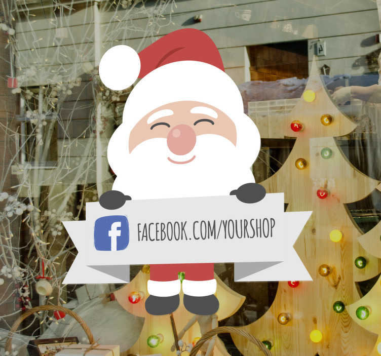 Autocolantes decorativos de Natal Papai noel ho - TenStickers