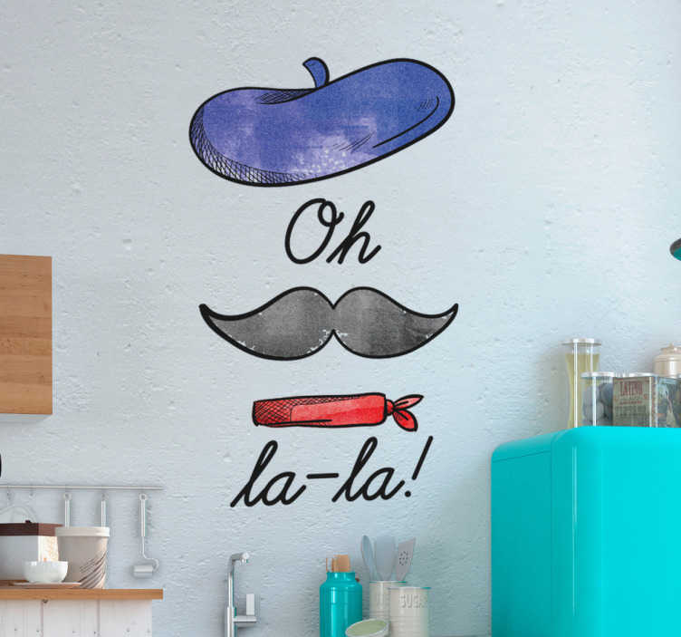 Vinilo decorativo Oh La La - vinilos para pared