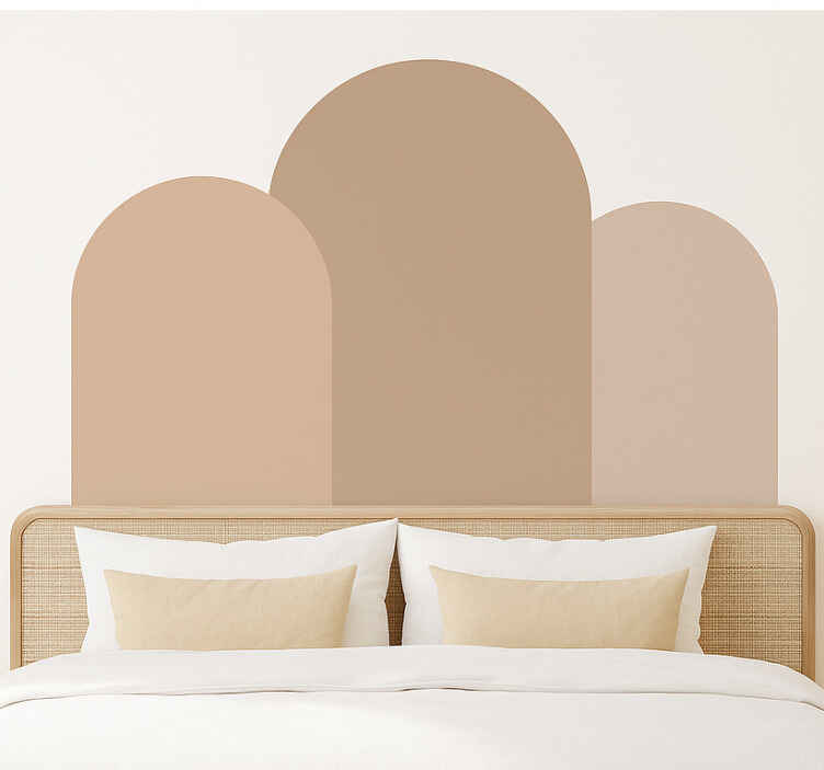 Boho arch pattern wall decal for bedroom - TenStickers