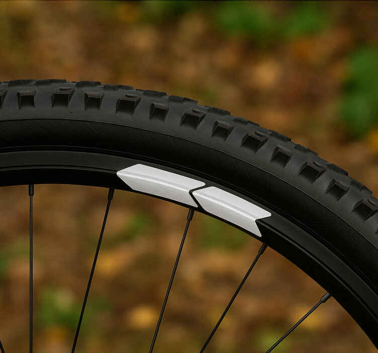 Bike sticker wheel rim arrows - TenStickers