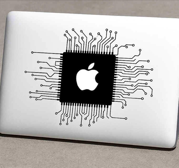 Sticker ordinateur site web technologique du macbook - TenStickers