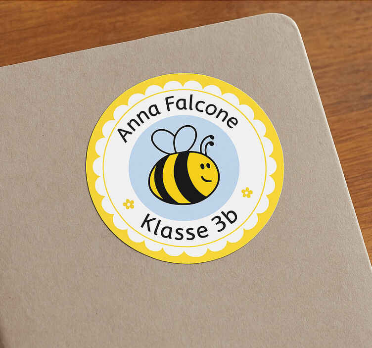 Wandtattoo Kinderzimmer name und klassenraumbeschriftung - TenStickers