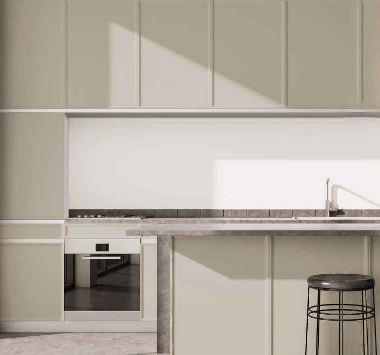 Light beige sheet kitchen wall sticker - TenStickers