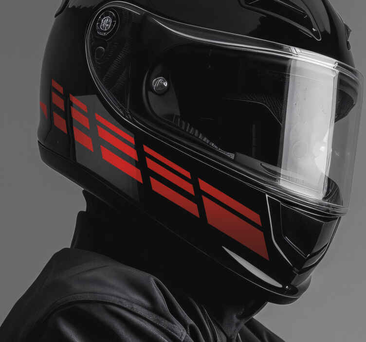 Fast line design motorcycle sticker - TenStickers