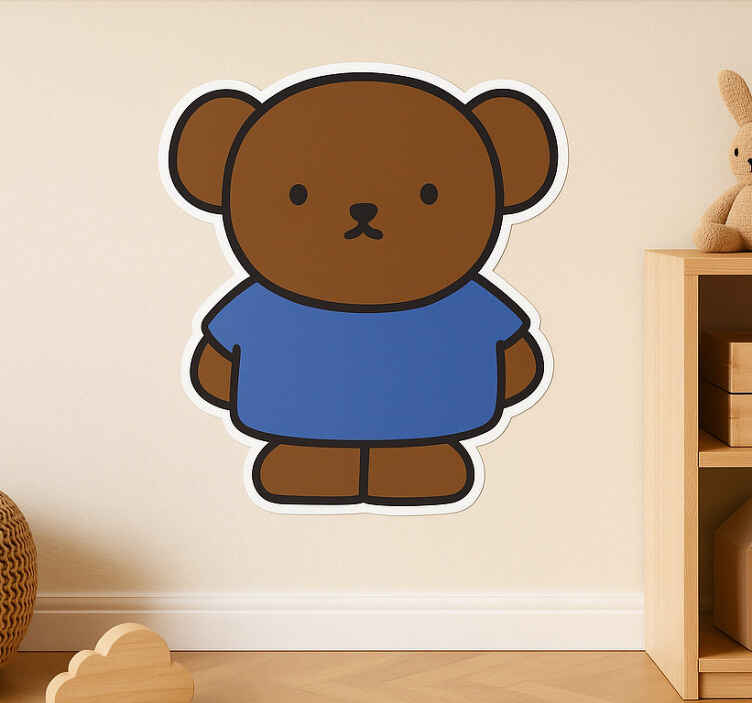 Nijntje en snuffie muursticker - TenStickers