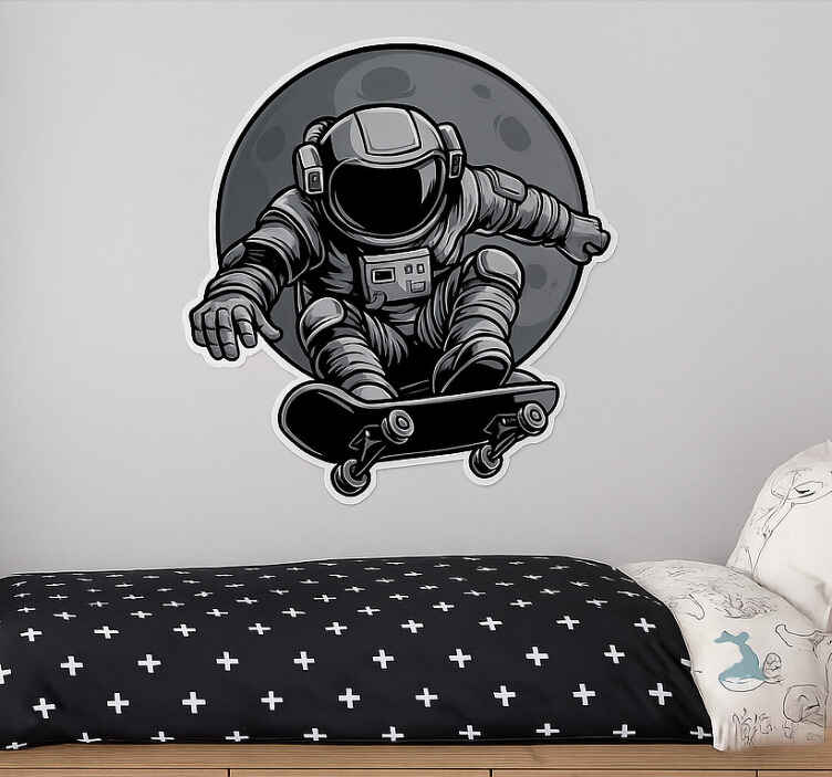 Astronot patenci hayvan çıkartması - TenStickers