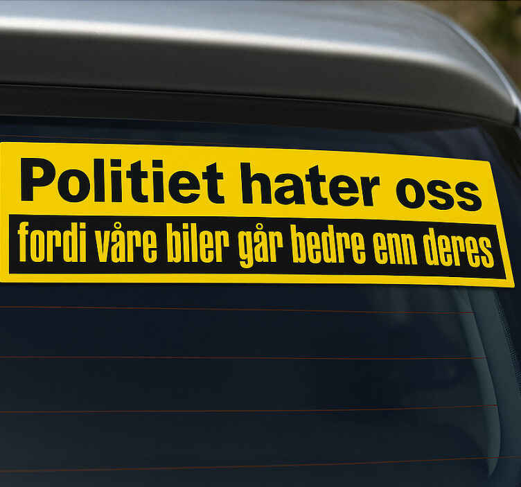 Klistremerke til bil norwegian tuner - Tenstickers