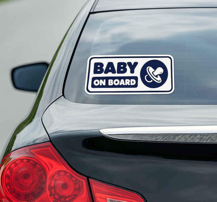 Autocollant voiture bébé à bord - TenStickers