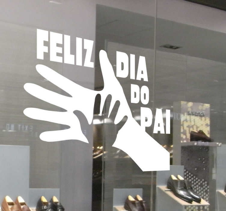 Adesivo de parede ''Feliz Dia Do Pai'' - TenStickers