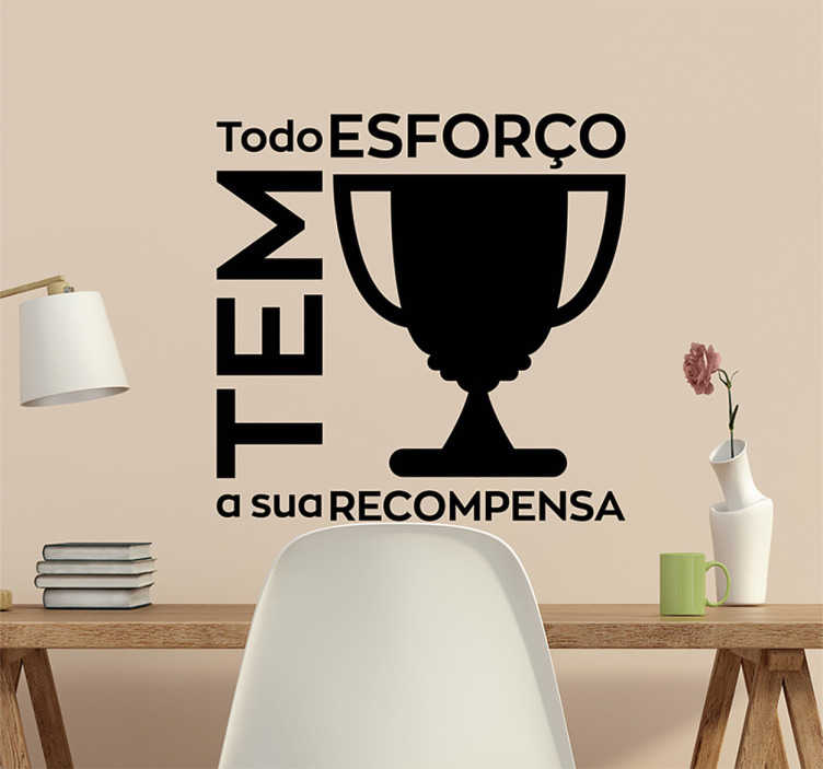 Adesivo para parede provérbio - TenStickers