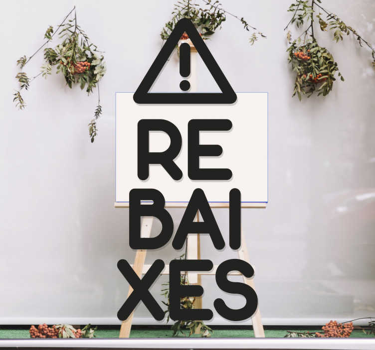 Vinilo para tiendas rebaixes - vinilos de