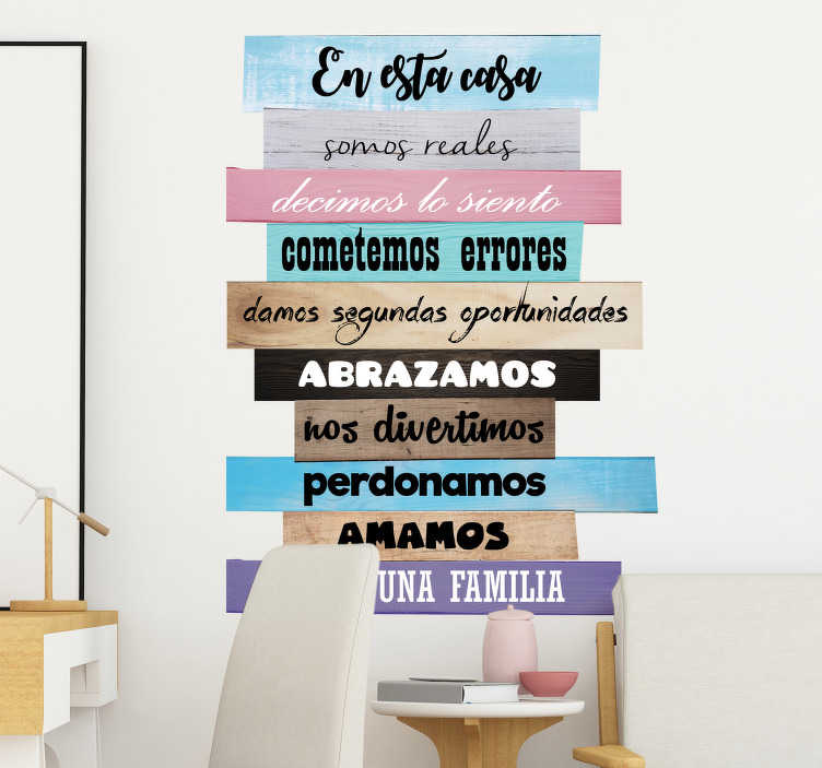 Vinilos decorativos de CITAS y FRASES Casa y Hogar (*‿*)