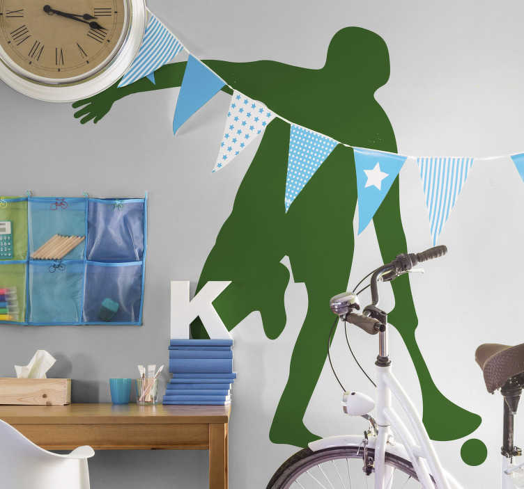 Hurling wall decal - TenStickers