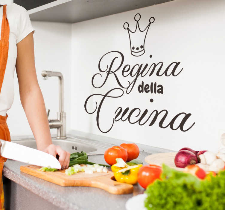 Grembiule personalizzato con nome la regina della cucina Cucina